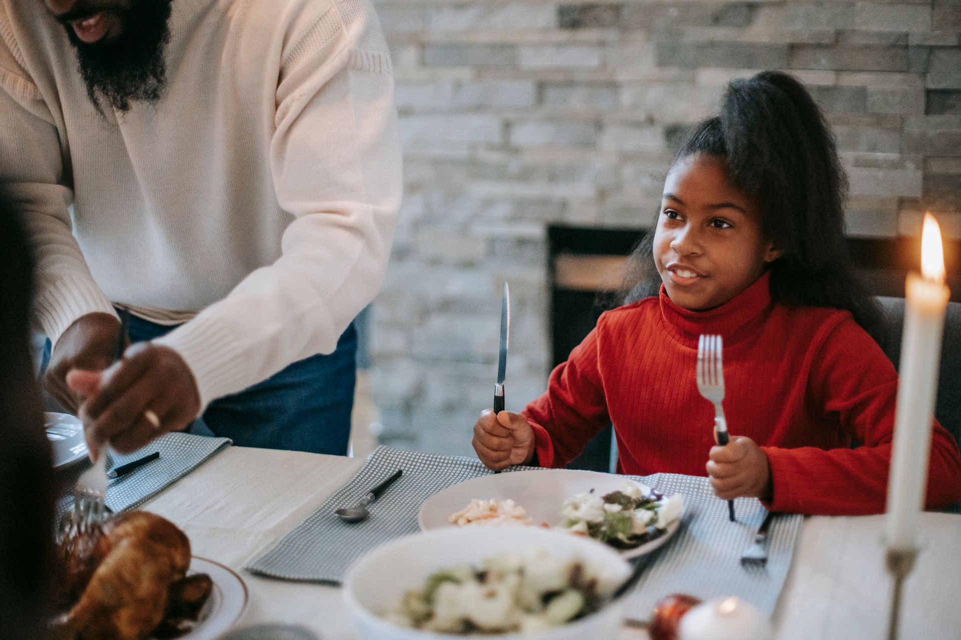 Waiting for food at the dinner table from pexels.com