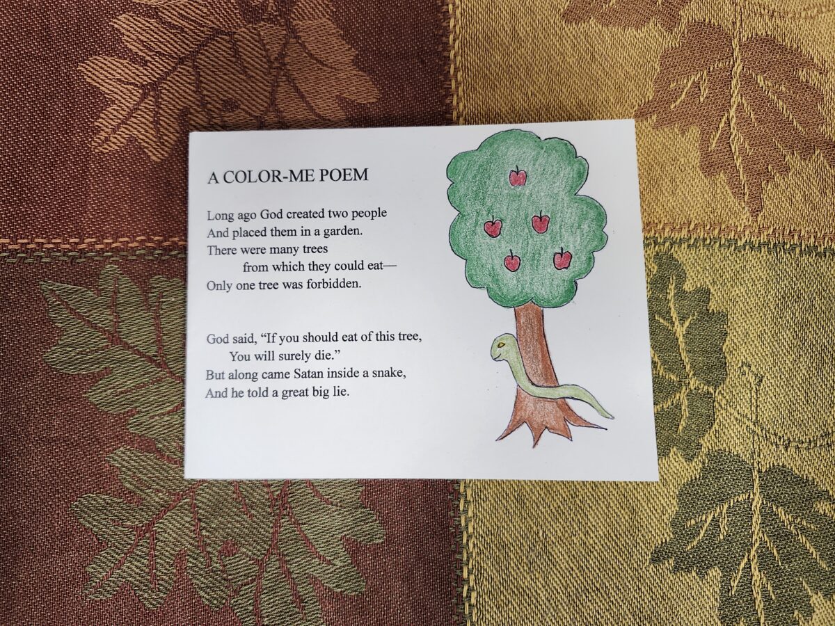 A Halloween leaflet by Joanne Lily Stark